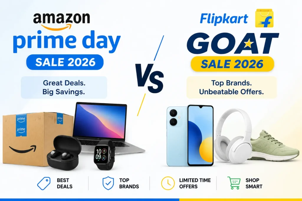Amazon Prime Day Sale 2026 vs Flipkart GOAT Sale 2026 Best Deals You Shouldn't Miss