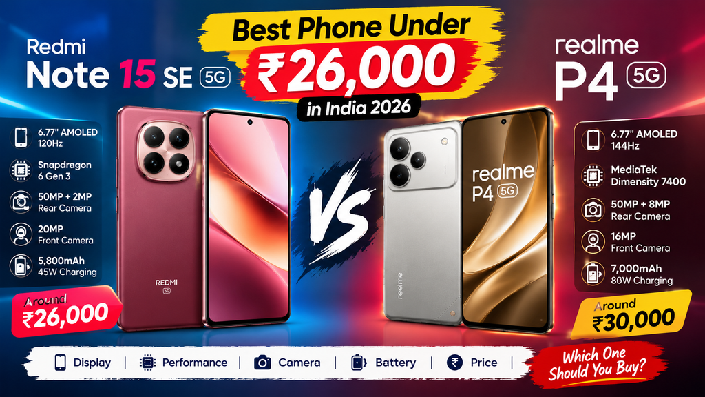 Best Phone Under ₹26,000 in India 2026