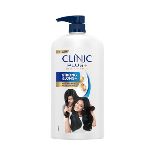 Clinic Plus Clinic Plus Strong & Long Shampoo 1 L|| With Milk Proteins & Multivitamins for Healthy and Long Hair – Strengthening Shampoo for Hair Growth