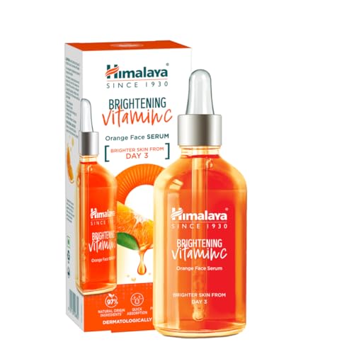 Himalaya Himalaya Brightening Vitamin C Orange Face Serum, 15 mL | With Vitamin C, Niacinamide & Hyaluronic Acid | Brighter Skin from Day 3 | Dermatologically Tested