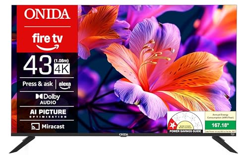 Onida Onida 108 cm (43 inch) Ultra HD 4K Smart LED Fire TV 43UFD