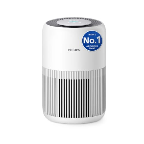 PHILIPS Philips AC0920 Smart Air Purifier for Home, HEPA Filter, White