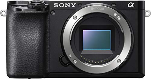 Sony Sony Alpha ILCE 6100 24.2 MP Mirrorless Digital SLR Camera Body only | APS-C Sensor | Fast Auto Focus, Real-time Eye AF, Real-time Tracking | 4K Vlogging Camera – Black