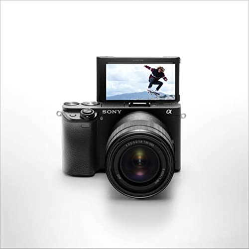 Sony Sony Alpha ILCE-6400M 24.2MP Mirrorless Digital SLR Camera (Black) with 18-135mm Zoom Lens | APS-C Sensor |Real-Time Eye Auto Focus | 4K Vlogging Camera | Tiltable LCD – Black