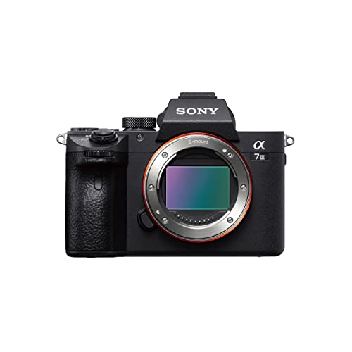 Sony Sony Alpha ILCE-7M3 Full-Frame 24.2MP Mirrorless Digital SLR Camera Body | 4K Full Frame | Real-Time Eye Auto Focus | Tiltable LCD, Low Light Camera – Black