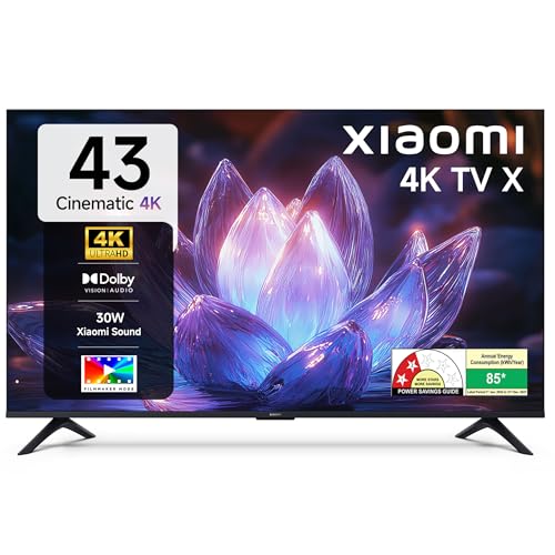 Xiaomi Xiaomi (108 cm) 43 inch Smartchoice X 4K Ultra HD Smart | Dolby Vision | Eye Care Mode | Google TV | L43MB-AIN