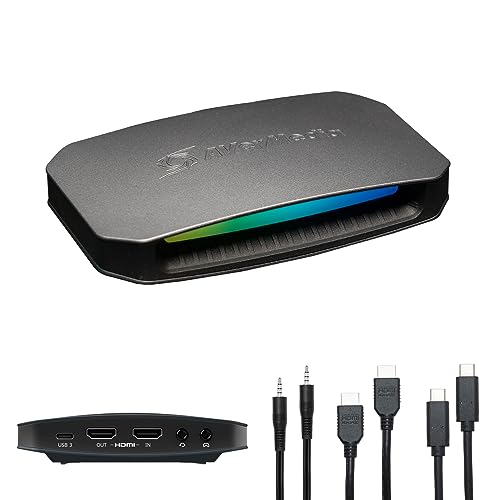 AVerMedia AVerMedia HDMI Capture Card 2.1 for Streaming and Gaming, VRR Support and HDR 4K Capture Card for Xbox Series x/s, PS5, Xbox One, PS4, Nintendo Switch-GC553G2 Live Gamer Ultra 2.1