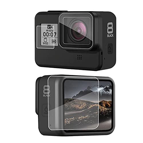 Action Pro Action Pro 9H Screen Protector LCD Lens Protector Compatible with GoPro Hero 8 (Pack of 3)