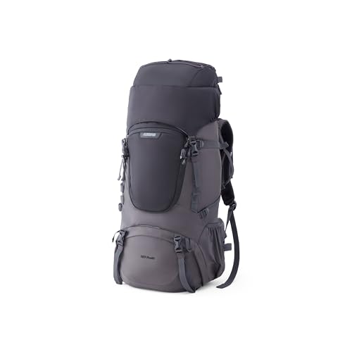 American Tourister American Tourister Yeti Pro | 60 Ltrs | 1 Compartments | Bottle Pocket | Ergonomic Padded Back Panel & Shoulder Straps | Rucksack | 1 Year International Warranty | Black