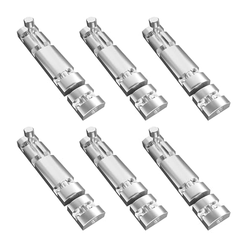 Atlantic Atlantic 4 Inch Zaylo Tower Bolt for Doors & Windows | S.S Finish Aluminium Kundi/Chitakni Door Latch for Main Door, Bathroom & Bedroom | Heavy Duty Tower Bolt (Pack of 6)