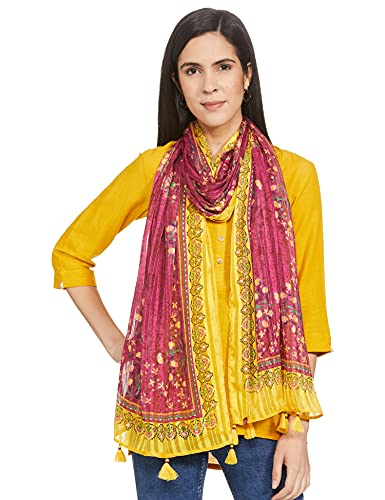 BIBA BIBA WOMEN PRINTED MIX AND MATCH(JHAROKHA17047_RED_FREE)