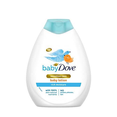Baby Dove Baby Dove Rich Moisture Nourishing Baby Lotion 400 ml, With Moisturising Cream, Gentle Care for Baby’s Soft Skin
