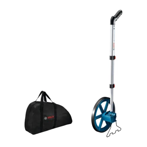 Bosch BOSCH GWM29-11 PROFESSIONAL MEASURING WHEEL | 0-10km Range Accuracy | Aluminium Measuring Tool | 1 Pouch | Rodometer | Foldable | Adjustable Handle | 1 Year Warranty