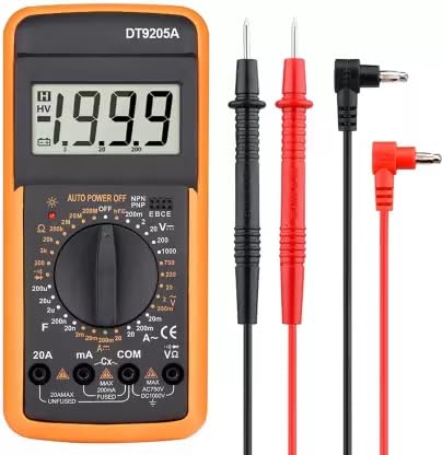 DHRUVPRO DHRUVPRO 9205A Large LCD Screen Digital Multimeter Professional Electrical Handheld LCD Tester