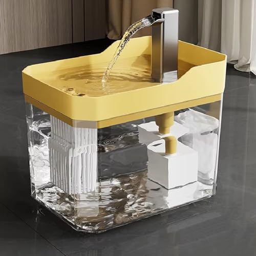 Delavala Delavala Automatic Water Fountains for Pets, Automatic Cat Water Bowl, Indoor Cat Watering Supplies, Pet Hydration Station, Pet Water Dispenser, Cats Silent Drinking Fountains for Cats Puppys