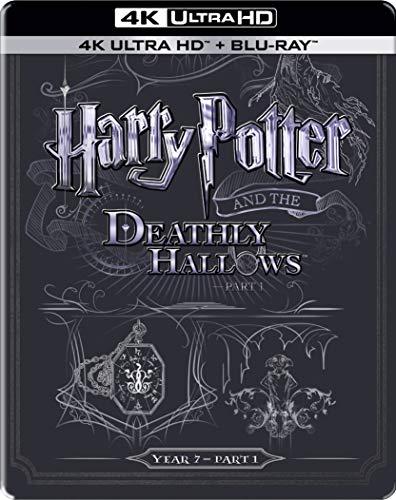E Excel Home Videos Harry Potter and the Deathly Hallows – Part 1 – Year 7 (2010) (Limited Collector’s Edition Steelbook) (4K UHD + Blu-ray) (2-Disc)