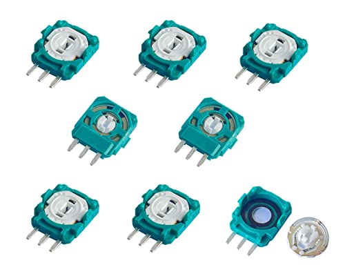 ElecGear 8PCs Trimmer Potentiometer Sensor for PS3, PS4, Xbox One, Switch Pro Controllers, Trim Pot Resistors Repair Parts for Thumb Stick Analog Joystick [video game]