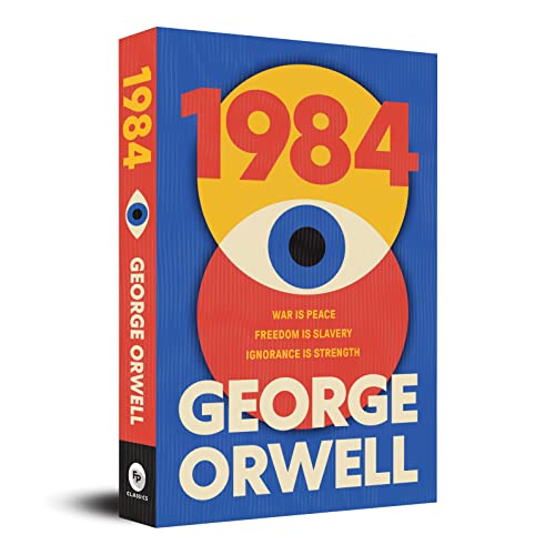 FINGERPRINT with FP logo 1984 by George Orwell | A Timeless Tale of Surveillance, Power & Rebellion | Classic Literature Bestseller | Must-Read Dystopian Fiction | Originial Premium Paperback Edition