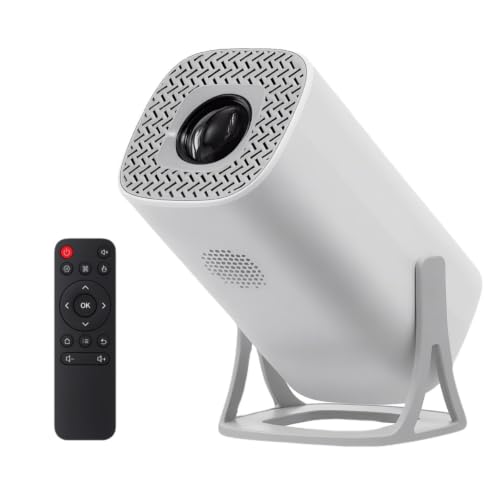 FS TONIC S40 HD Smart Portable Projector | 3500 Lumens Mini Video Projector | 180 Degree Rotatable Design | HDMI USB AV Ports | Compact Home Cinema Projection Device for Movies, Gaming, Presentations