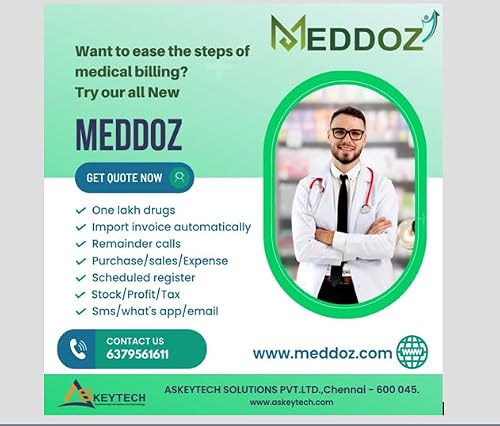 Generic MEDDOZ- Pharmacy Software ( Purchase,Billing,Inventory & Accounts Management) Retailer – Medical billing software