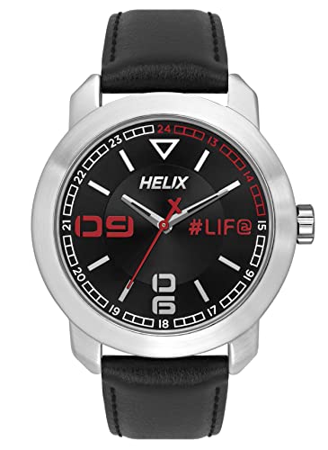 Helix Helix Analog Black Dial Men’s Watch-TW036HG06