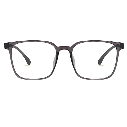 Karsaer Karsaer Blue Cut Computer Eye Protection Glasses Anti Glare Protection Classic Style TR90 No Metal Square Eyeglasses for Laptop Mobile TV Desktop Screens (Unisex) E1403