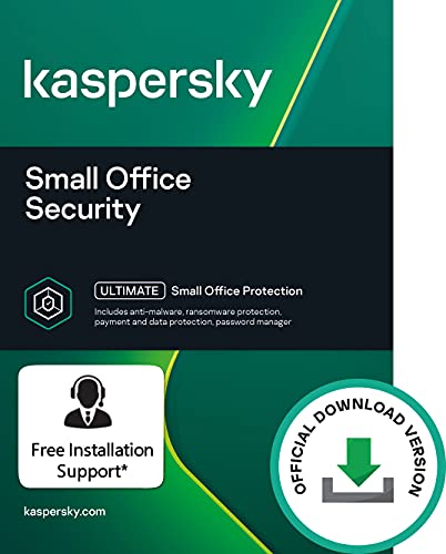 Kaspersky Kaspersky Small Office Security Standard Latest Version | 10 Devices, 10 Mobiles, 1 Server | 1 Year | Email Delivery in 1 Hour