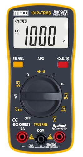 MECO MECO 101B+ Digital Multimeter Pocket Size, Battery Powered