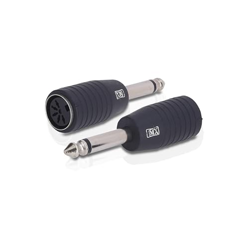 MX MX 6.35mm P 38 Mono Male to 5 Pin DIN Female Adapter Audio Converter for Musical Instruments Guitar Keyboard Amplifier Professional Audio Equipment