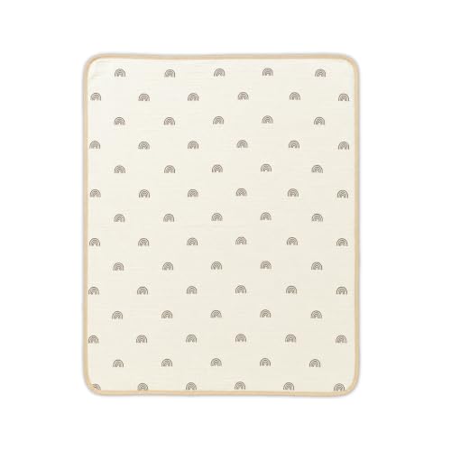 Mamas Haven Co Mamas Haven Co. Baby Dry Sheet and Diaper Changing Mat, Off-White, Muslin, Reusable and Washable, 50×70 cm, for Newborn, Infant and Toddler