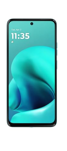 Motorola Motorola g37 5G (Pantone Capri, 4GB RAM, 64GB Storage) | MediaTek Dimensity 6400 Processor | LPDDR4X RAM, UFS 2.2 Storage | Expandable Storage Up to 1TB | 5G Smartphone