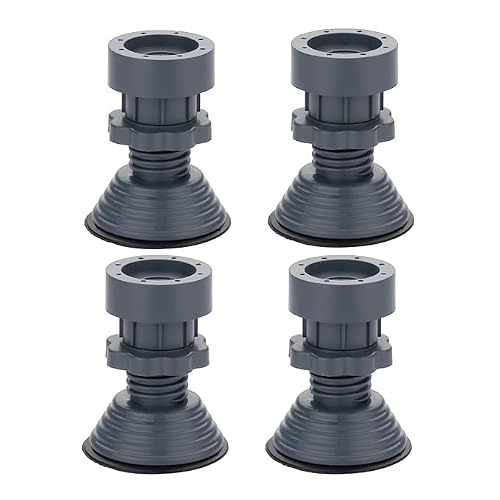 SURYON Upgraded Anti-Vibration Pads – Extra-Large Adjustable Feet for Washer, Dryer & Refrigerator – Shock Absorbing, Noise Cancelling & Pads for Maximum Stability Washing Machine Stand