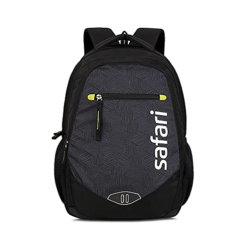 Safari Safari Tribe 35 Ltrs Large Laptop Backpack with 3 Compartments, Water Resistant Fabric – Black (TRIBE19CBBLK)