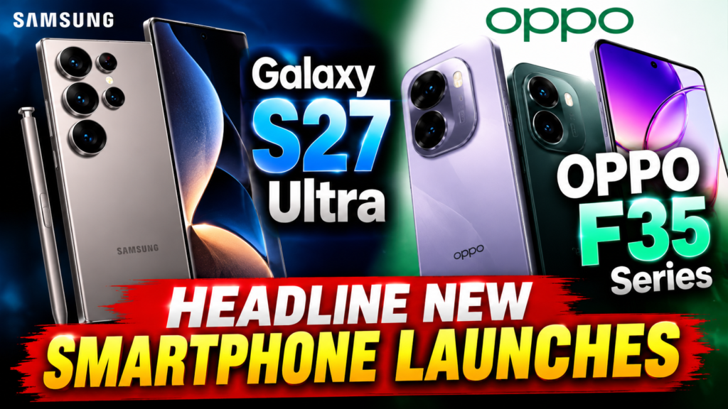 Galaxy S27 Ultra and OPPO F35 Series Headline New Smartphone Launches