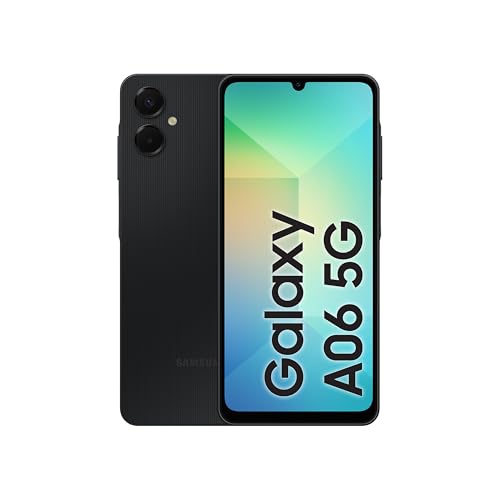 Samsung Samsung Galaxy A06 5G, Android Smartphone, Dual SIM Mobile Phone, 4GB RAM, 128GB Storage, Black (BAE Version)