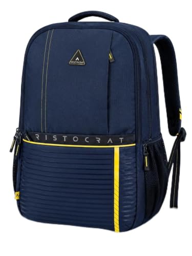 Skybags Aristocrat Rucksack 45L Backpack with Padded Laptop Sleeve | 4 Compartments, Rain Cover Included, Organised Interior, Bottle Holder, Quick Access Pockets