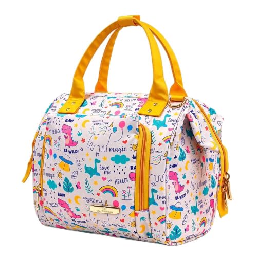 StarAndDaisy StarAndDaisy Baby Bag for Mother Travel/Diaper Bag for New Born Baby with Light Weight and Potable Design/Diaper Bags for Mom with Multi Compartments, Waterproof Bag with Ultra Soft Fabric.