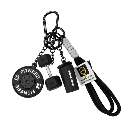 Storite Storite Gym Fitness Keychain for Men & Women, Black