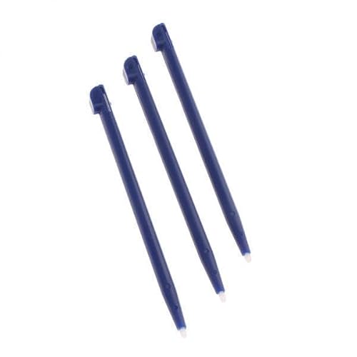 UJEAVETTE UJEAVETTE 4x3Pieces Stylus Pen Touch Screen Pen Set Resistive for Nintendo 2DS Blue