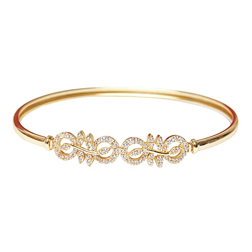 VOYLLA VOYLLA Sparkling Elegance CZ Designer Bracelet|EveryDay|Festive|Wedding|Gift For Women|