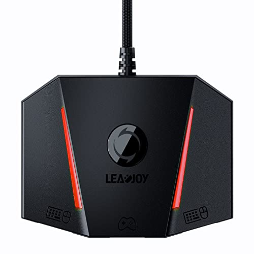 leadjoy Leadjoy VX2 AimBox Game Console Keyboard and Mouse Adapter, Wired Connection Converter with 3.5mm Studio Jack, Compatible with Switch, Xbox Series X, Xbox One, PS4, PS5