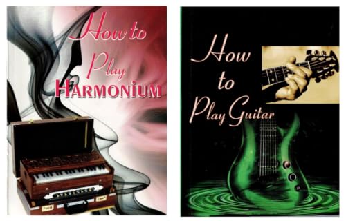 अनिता पब्लिकेशन How to Play Harmonium and Guitar Combo Set | Beginner Instrument Practice & Music Guide Books